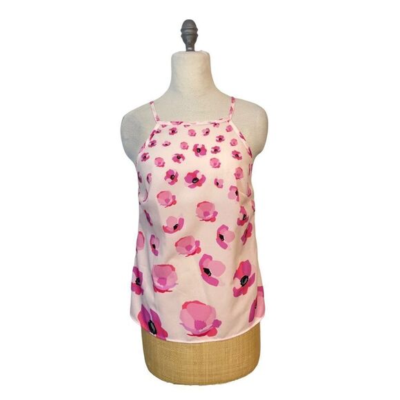 CABI style #5218 pink poppy tie back halter top Small - Picture 3 of 5